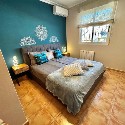 Dormitorio con mandalas